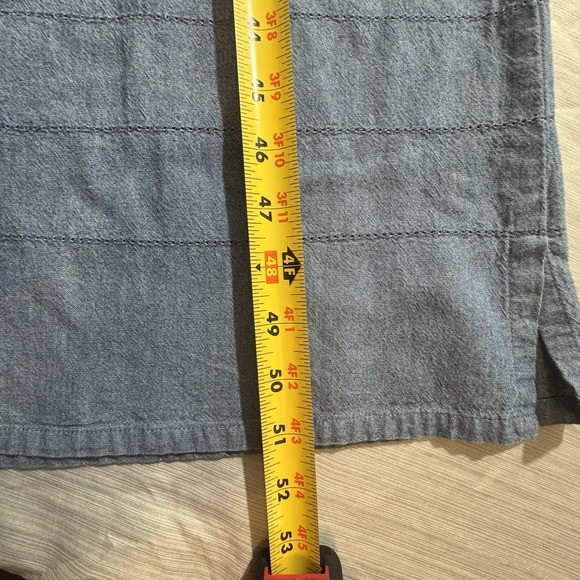 L.L. Bean Women's Size 12 Jean Long Dress - Picture 5 of 8